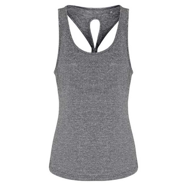 Women's TriDri® yoga knot vest Thumbnail