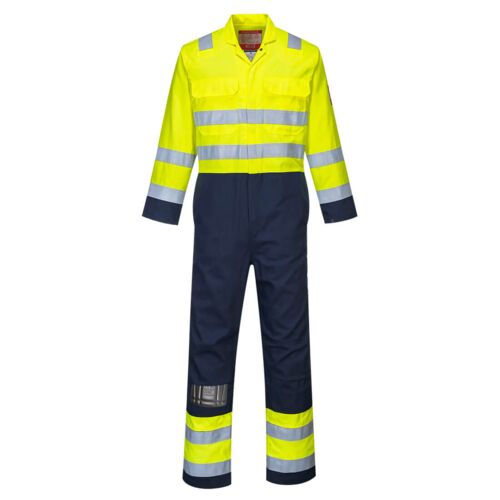 Hi-Vis Anti-Static Bizflame Pro Coverall Thumbnail