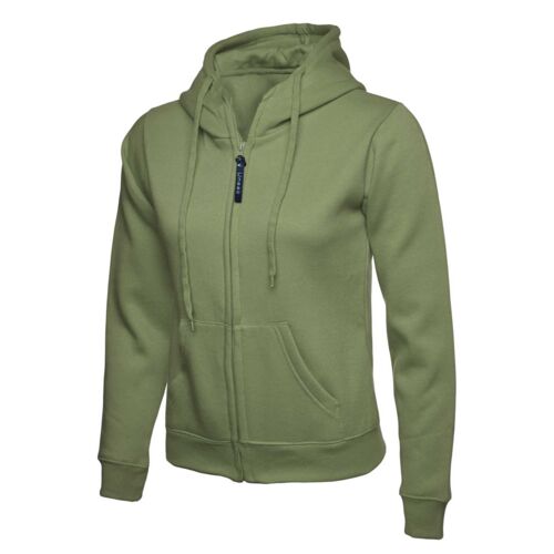 Ladies Classic Full Zip Hooded Sweatshirt Thumbnail