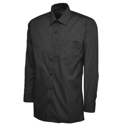 Mens Poplin Long Sleeve Shirt Thumbnail