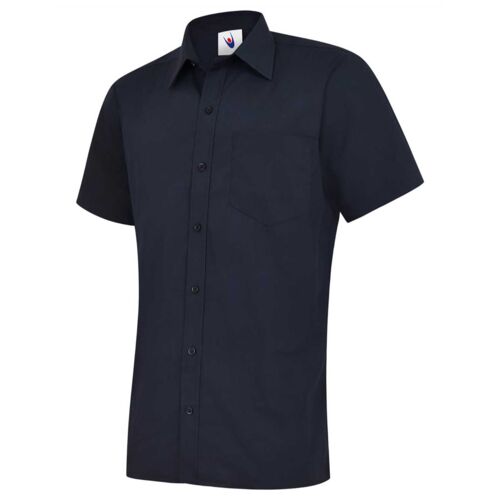 Mens Poplin Short Sleeve Shirt Thumbnail
