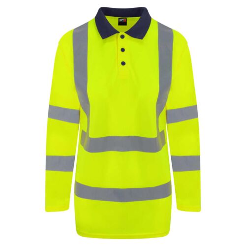 PRO RTX Hi-Vis Long Sleeve Polo Shirt Thumbnail