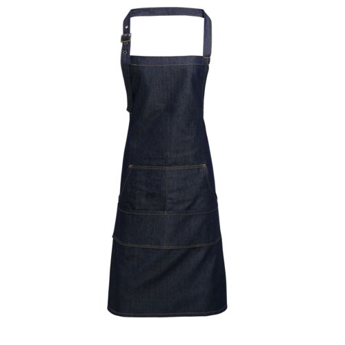 Jeans stitch bib apron Thumbnail