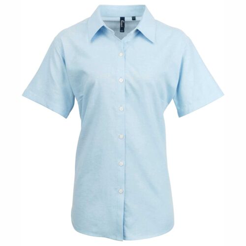 Women's signature Oxford short sleeve shirt Thumbnail