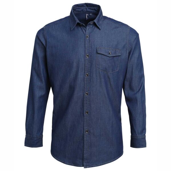 Jeans stitch denim shirt Thumbnail